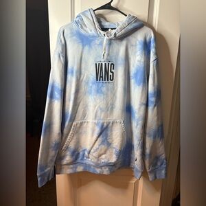 Vans men’s Blue Tie-Dye Hoodie size xl